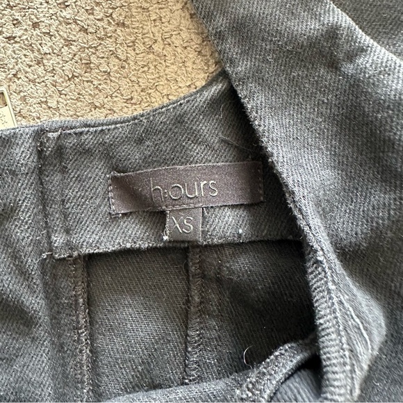 h:ours Black Denim Crop Top Revolve XS - Picture 4 of 6
